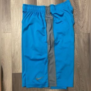 S Nike Dri Fit Shorts Blue/Grey